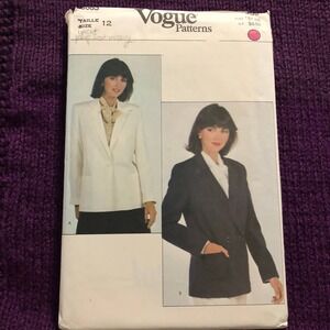 Vogue Pattern 8083 blazer size 12
